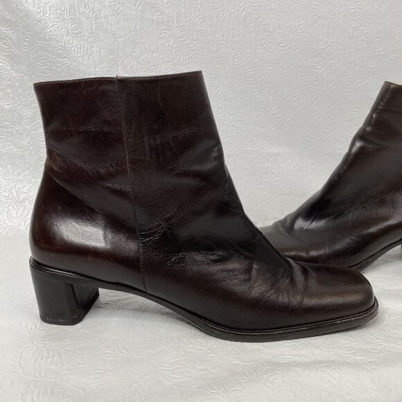 Easentials Etienne Aigner 11N Brown Ankle Boots - Picture 5 of 13